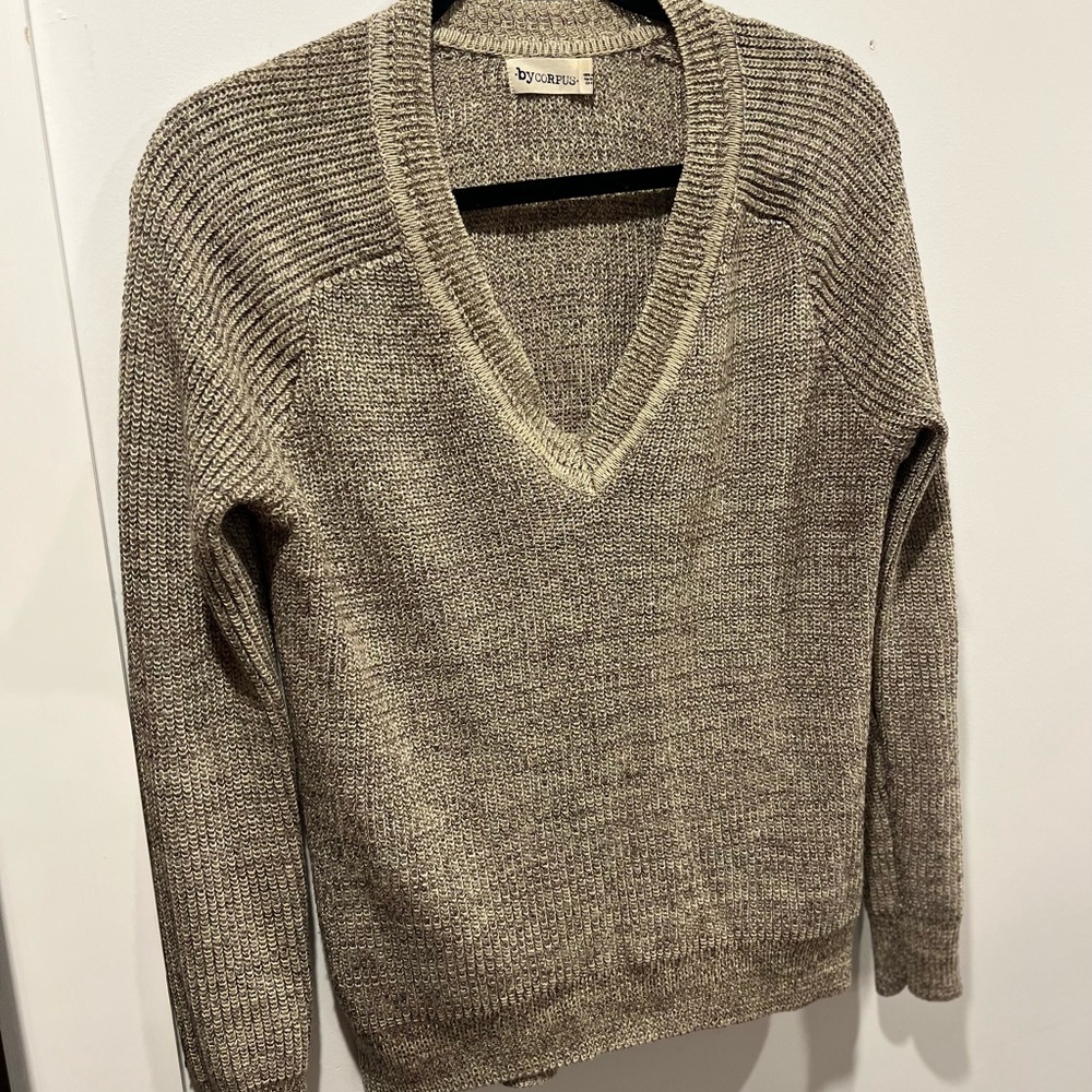 Woven V neck Pullover originally from Urban Outfitters